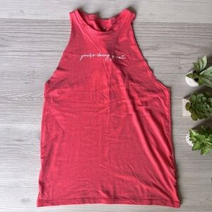VS PINK you're doing great tank top size S